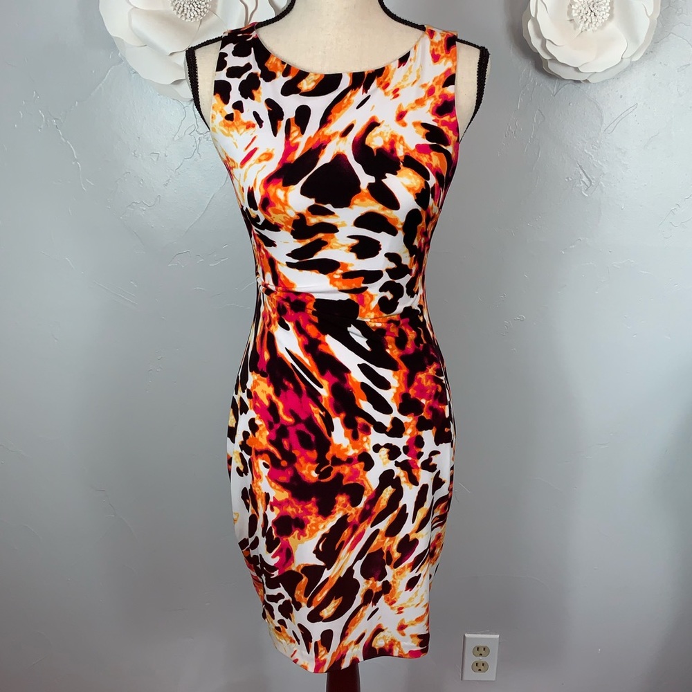 CACHE Leopard Bodycon  Dress J851
